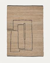 Ковер La Forma (ех Julia Grup) Ковер Velira из джута с графическим рисунком 200 x 300 см арт. 262125