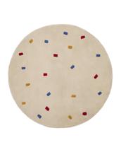 Ковер La Forma (ех Julia Grup) Ковер Luli белый хлопок с разноцветными точками Ø 120 см арт. 210370