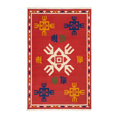 Ковер Tkano Ковер из шерсти по мотивам чувашских орнаментов из коллекции cultural heritage, 160х230 см арт. TK24-DR0015