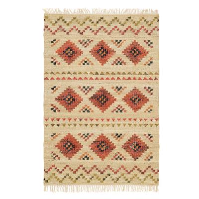 Ковер Tkano Ковер из джута и шерсти по мотивам башкирских орнаментов из коллекции cultural heritage, 120х180 см арт. TK24-DR0017