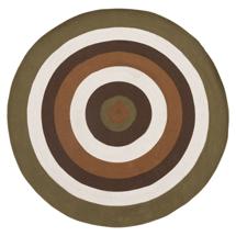 Ковер Tkano Ковер из хлопка target коричневого цвета из коллекции ethnic, D150 см арт. TK22-DR0032