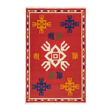 Ковер Tkano Ковер из шерсти по мотивам чувашских орнаментов из коллекции cultural heritage, 160х230 см арт. TK24-DR0015