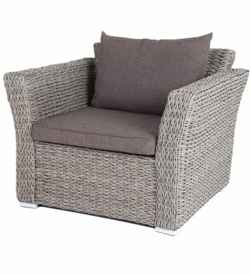 Кресло 4SIS "Капучино" кресло из искусственного ротанга (гиацинт), цвет серый арт. YH-C1130W-3-TW gray