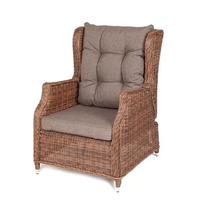 Кресло 4SIS "Форио" кресло раскладное плетеное, цвет коричневый арт. YH-C1543D brown