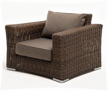 Кресло 4SIS "Боно" кресло из искусственного ротанга, цвет коричневый арт. YH-C1515W brown