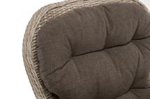 Кресло 4SIS "Алиса" кресло плетеное, цвет бежевый с подушками арт. YH-C1618W beige