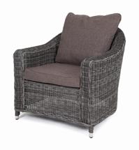 Кресло 4SIS "Кон Панна" кресло из искусственного ротанга, цвет графит арт. YH-C1808W graphite