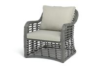 Кресло 4SIS "Ницца" кресло из искусственного ротанга, цвет серый арт. YH-C1230W Grey