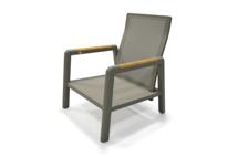 Кресло 4SIS "Бари" кресло, каркас алюминий, цвет светло-серый арт. DF25103T-A