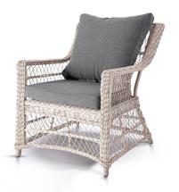 Кресло 4SIS "Гранд Латте" кресло из искусственного ротанга, цвет бежевый арт. YH-C1881W beige