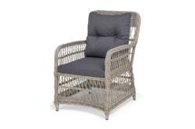 Кресло 4SIS "Цесена" кресло плетеное из искусственного ротанга, цвет бежевый арт. YH-C1621W beige