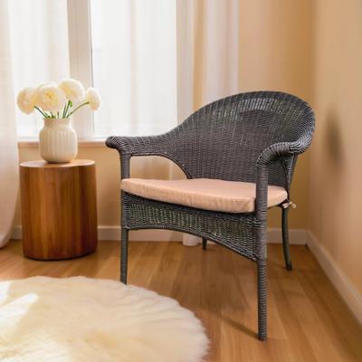 Кресло Афина Плетеное кресло LV-140B Brown с подушкой в комплекте арт. LV-140B Brown