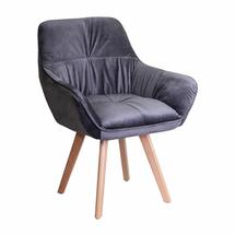 Кресло AksHome Кресло Soft, темно-серый, велюр арт. ZN-126952