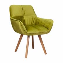 Кресло AksHome Кресло Soft, оливковый, велюр арт. ZN-126950