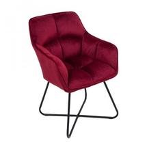 Кресло AksHome Кресло Florida, бордовый, велюр арт. ZN-126693