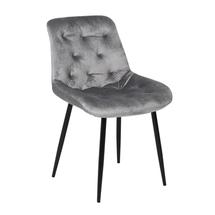Кресло AksHome Стул Astra, светло-серый, велюр арт. ZN-144308