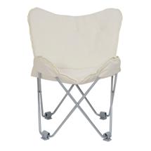 Кресло AksHome Кресло складное Maggy, белый, искусственный мех арт. ZN-144319