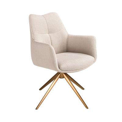 Кресло Angel Cerda Поворотное кресло 4237 из кремовой ткани арт. 482079