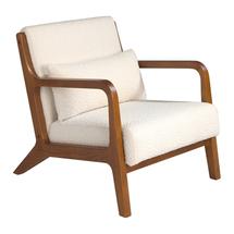 Кресло Angel Cerda Кресло 5100/DC1580 с тканевой обивкой и деревянной конструкцией цвета ореха арт. 150593