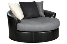 Кресло Ashley Кресло Jacurso 9980421 вращающееся акцентное 147х137х99 см Черный арт. ZN-137208