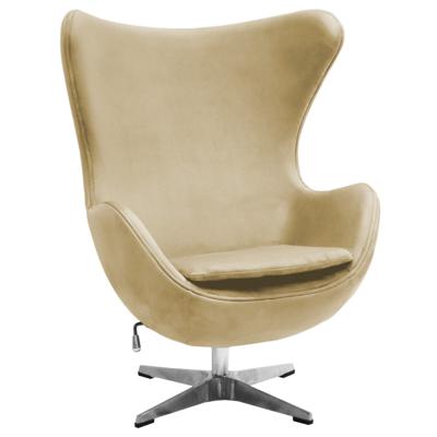 Кресло Bradexhome Кресло EGG STYLE CHAIR карамельный, искусственная замша арт. FR 1047