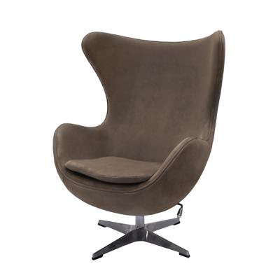 Кресло Bradexhome Кресло EGG STYLE CHAIR латте, искусственная замша FR 0647 арт. FR 0647