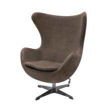 Кресло Bradexhome Кресло EGG STYLE CHAIR латте, искусственная замша FR 0647 арт. FR 0647
