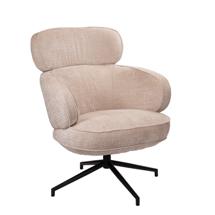 Кресло Bradexhome Кресло KING кремовый, шенилл арт. FR 1073