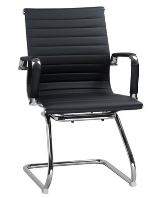 Кресло DOBRIN Офисное кресло для посетителей DOBRIN CODY, чёрный арт. LMR-102N_CH-M_EL-black