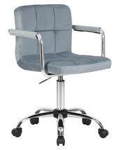 Кресло DOBRIN Офисное кресло для персонала DOBRIN TERRY, пудрово-голубой велюр (MJ9-74) арт. LM-9400