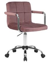 Кресло DOBRIN Офисное кресло для персонала DOBRIN TERRY, пудрово-розовый велюр (MJ9-32) арт. LM-9400
