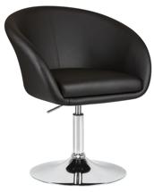 Кресло DOBRIN Кресло дизайнерское DOBRIN EDISON, чёрный арт. LM-8600_CH-M_EL-black