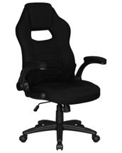 Кресло DOBRIN Кресло игровое DOBRIN RICK, черная ткань арт. LMR-132B_P_TT-black