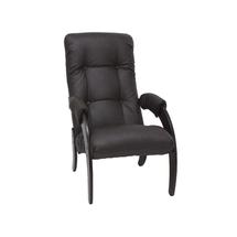 Кресло ЭкоДизайн Кресло для отдыха 61, обивка Dundi 108, каркас венге арт. ZN-160899