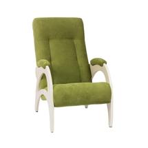 Кресло ЭкоДизайн Кресло для отдыха 41, обивка Verona Apple Green, каркас венге без лозы арт. ZN-160907