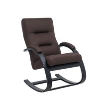 Кресло ЭкоДизайн Кресло для отдыха Leset Милано, обивка Малмо 28, каркас венге арт. ZN-160945