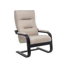 Кресло ЭкоДизайн Кресло для отдыха Leset Оскар, обивка Малмо 05, каркас венге арт. ZN-160947