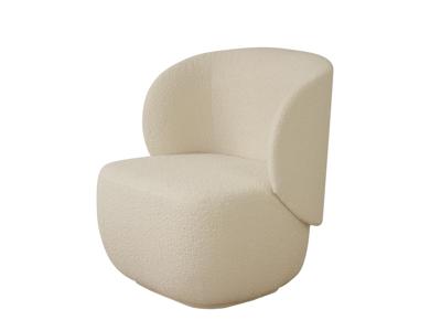 Кресло Ellipsefurniture Кресло Ellipse E5.1 (молочный, букле) арт. KP010207130301
