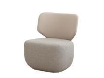 Кресло Ellipsefurniture Кресло Ellipse E5.2 (бежевый, экокожа, рогожка) арт. KP010204030101