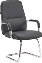 Кресло Everprof Кресло для посетителей Everprof Vesta (Веста) CF Экокожа Черный арт. ZN-434106