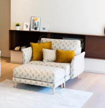 Кресло Fama Кресло Helsinki с пуфом S2P арт. 039780