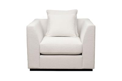 Кресло Garda Decor Кресло Roberto букле кремовый FLONA SVBEG 105*100*90см арт. ROBERTO-K-FLONA SVBEG