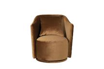 Кресло Garda Decor Кресло Verona Basic вращающееся, велюр золотой Pad14 70*77*80см арт. VERONA BASIC-3K-ЗОЛОТО-Pad14