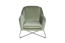 Кресло Garda Decor 46AS-AR2976-OLV Кресло велюр светло-оливковый/хром 75*87*80см арт. 46AS-AR2976-OLV