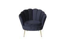 Кресло Garda Decor 87YY-1907 BLK Кресло велюр черный 89*79*85см арт. 87YY-1907 BLK