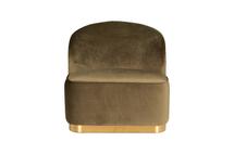 Кресло Garda Decor 46AS-AR3330-DOLV Кресло XXL велюр т-оливковый/мат.зол. 83*77*76 арт. 46AS-AR3330-DOLV