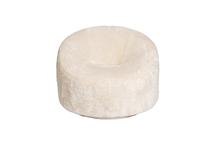 Кресло Garda Decor ZW-20086 CR Кресло вращающееся "Luna"иск.мех кремовый 96*89*70см арт. ZW-20086 CR