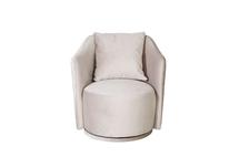 Кресло Garda Decor Кресло Verona Basic вращающееся велюр беж. Bel09 70*77*80см арт. VERONA BASIC-2K-БЕЖЕВЫЙ-Bel09