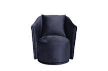 Кресло Garda Decor Кресло Verona Basic вращающееся, велюр тем-син. Bel18 70*77*80см арт. VERONA BASIC-2K-СИНИЙ-Bel18