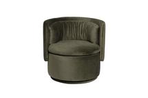 Кресло Garda Decor ZW-KRES-061 ZEL Кресло поворотное велюр зеленый 76*72*71см арт. ZW-KRES-061 ZEL